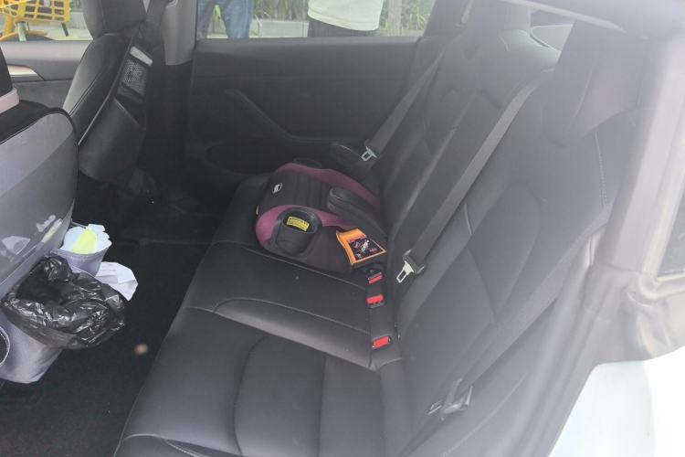 Used Tesla Model 3 2022 Performance High-Performance All-Wheel-Drive Version Left Rear Seat
