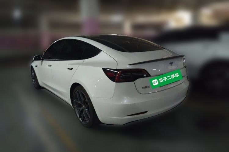 Used Tesla Model 3 2022 Performance High-Performance All-Wheel-Drive Version Rear Left 45 Deg