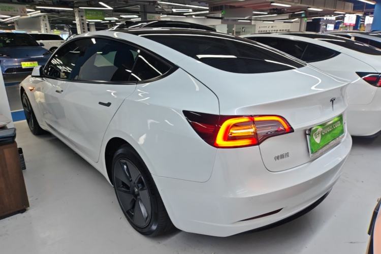 Used Tesla Model 3 2022 Rear-Wheel-Drive Version Rear Left 45 Deg