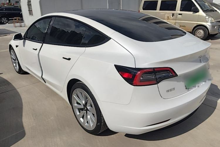 Used Tesla Model 3 2022 Rear-Wheel-Drive Version Rear Left 45 Deg