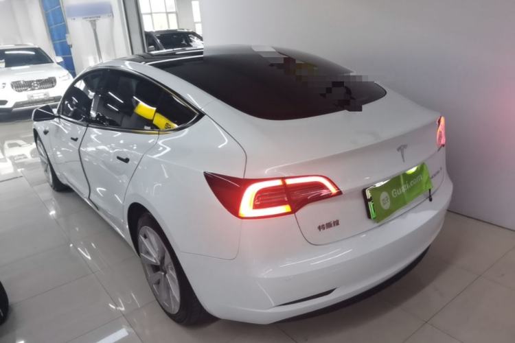 Used Tesla Model 3 2022 Rear-Wheel-Drive Version Rear Left 45 Deg