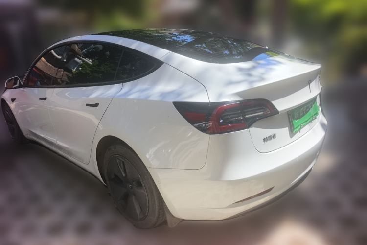 Used Tesla Model 3 2022 Rear-Wheel-Drive Version Rear Left 45 Deg