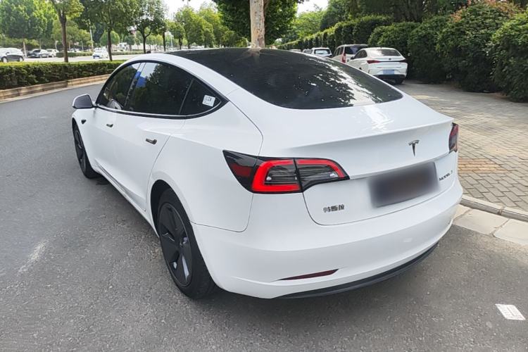 Used Tesla Model 3 2022 Rear-Wheel-Drive Version Rear Left 45 Deg