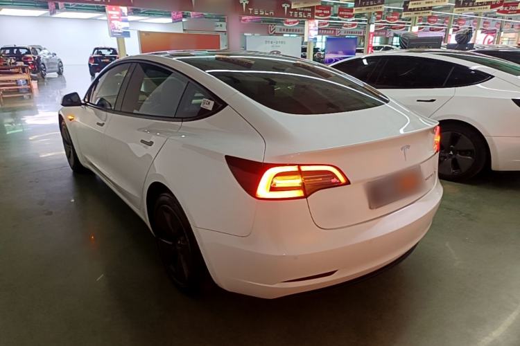 Used Tesla Model 3 2022 Rear-Wheel-Drive Version Rear Left 45 Deg