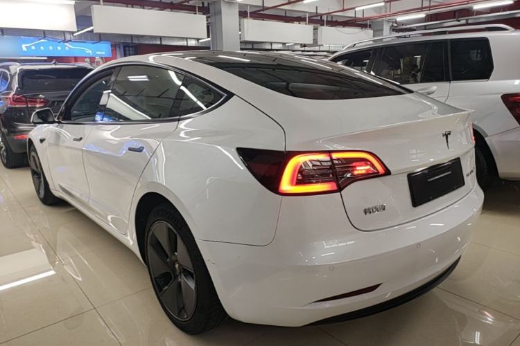 Used Tesla Model 3 2022 Rear-Wheel-Drive Version Rear Left 45 Deg
