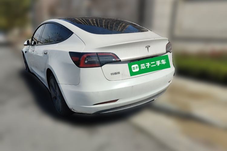 Used Tesla Model 3 2022 Rear-Wheel-Drive Version Rear Left 45 Deg