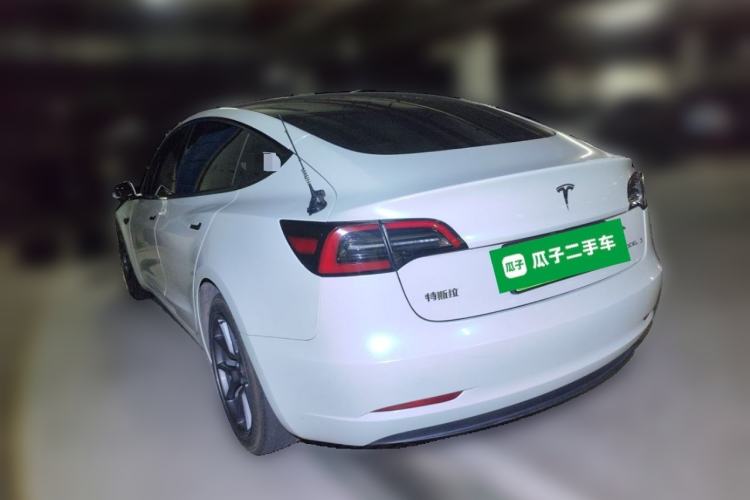 Used Tesla Model 3 2022 Rear-Wheel-Drive Version Rear Left 45 Deg