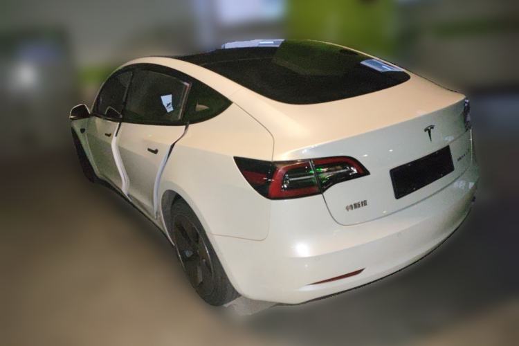 Used Tesla Model 3 2022 Rear-Wheel-Drive Version Rear Left 45 Deg