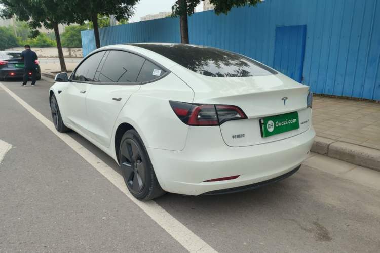 Used Tesla Model 3 2022 Rear-Wheel-Drive Version Rear Left 45 Deg