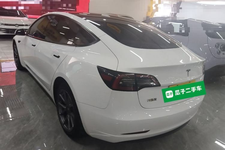 Used Tesla Model 3 2022 Rear-Wheel-Drive Version Rear Left 45 Deg