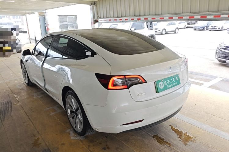 Used Tesla Model 3 2022 Rear-Wheel-Drive Version Rear Left 45 Deg