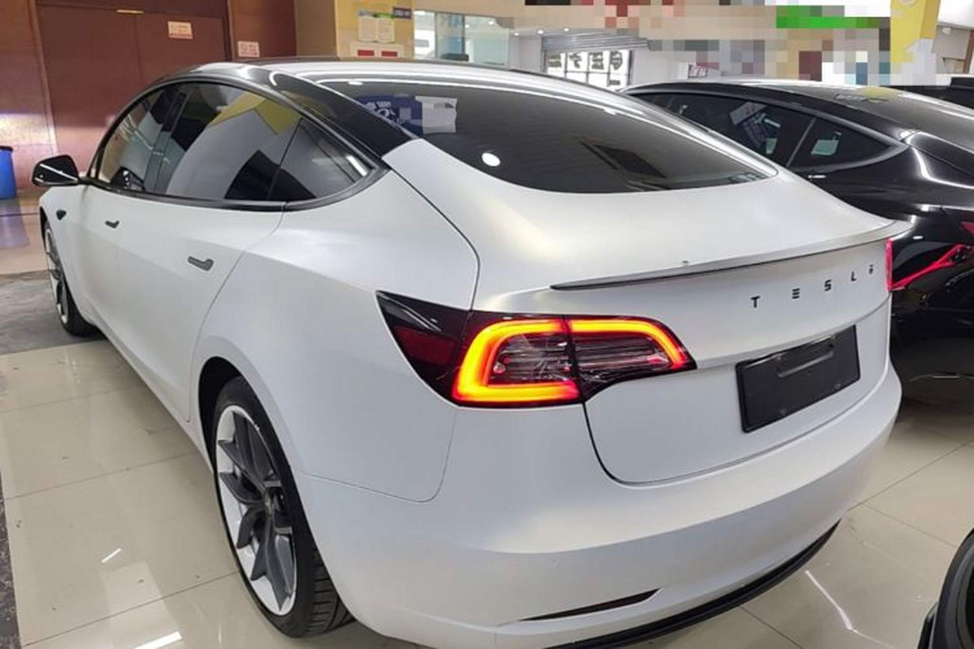 Used Tesla Model 3 2022 Performance High-Performance All-Wheel-Drive Version Rear Left 45 Deg