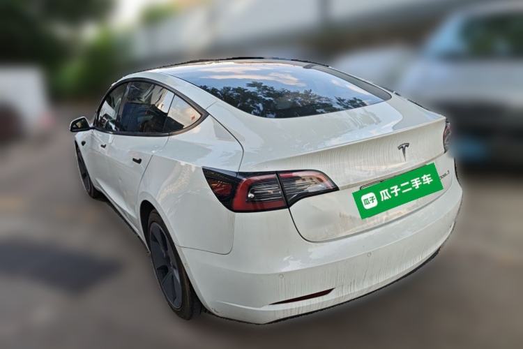 Used Tesla Model 3 2022 Rear-Wheel-Drive Version Rear Left 45 Deg