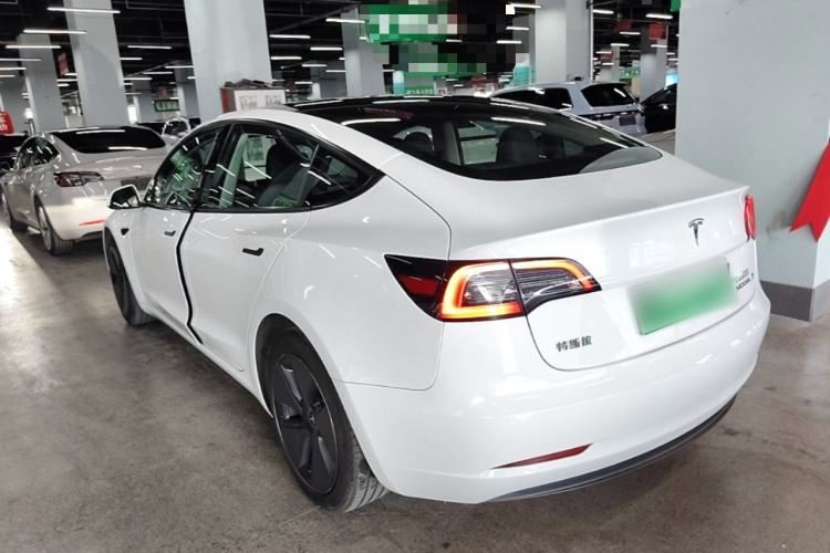 Used Tesla Model 3 2022 Rear-Wheel-Drive Version Rear Left 45 Deg