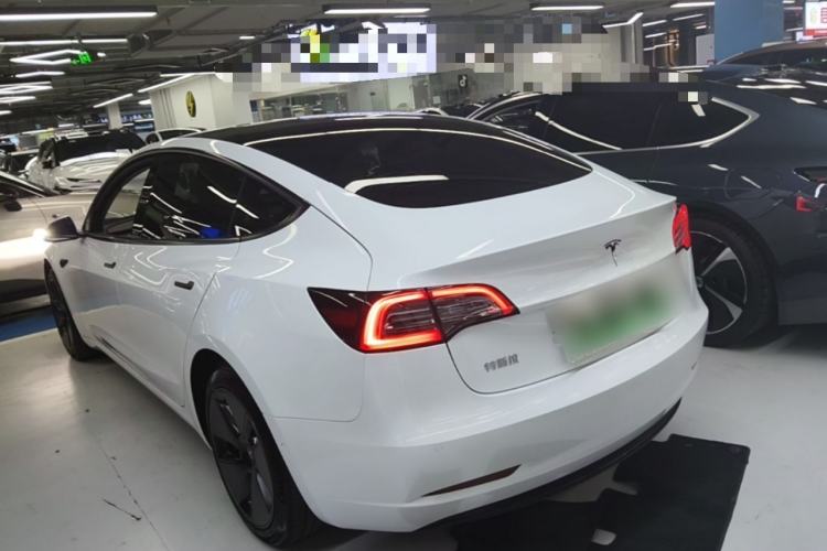 Used Tesla Model 3 2022 Rear-Wheel-Drive Version Rear Left 45 Deg