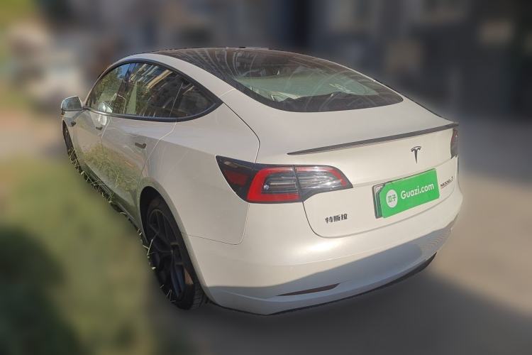 Used Tesla Model 3 2022 Performance High-Performance All-Wheel-Drive Version Rear Left 45 Deg