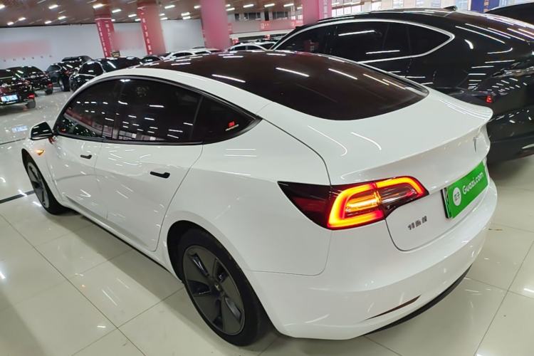 Used Tesla Model 3 2022 Rear-Wheel-Drive Version Rear Left 45 Deg