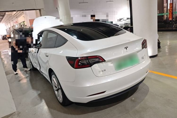 Used Tesla Model 3 2022 Rear-Wheel-Drive Version Rear Left 45 Deg