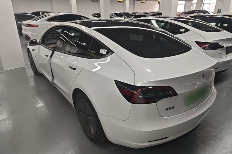 Used Tesla Model 3 2022 Rear-Wheel-Drive Version Rear Left 45 Deg