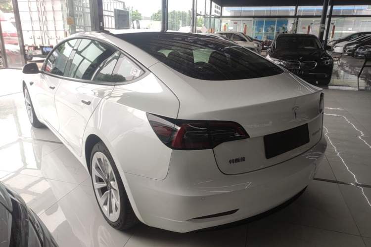 Used Tesla Model 3 2022 Rear-Wheel-Drive Version Rear Left 45 Deg