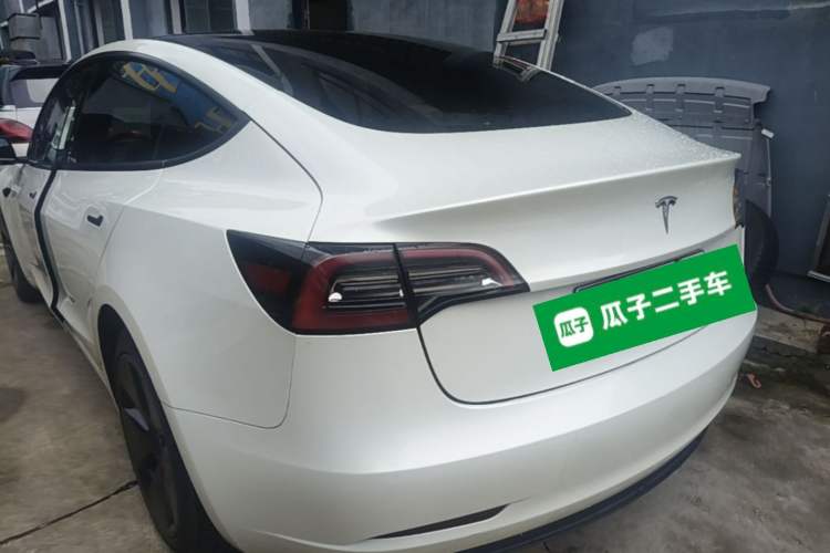 Used Tesla Model 3 2022 Rear-Wheel-Drive Version Rear Left 45 Deg