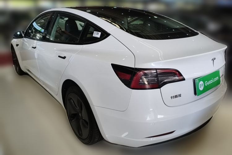 Used Tesla Model 3 2022 Rear-Wheel-Drive Version Rear Left 45 Deg