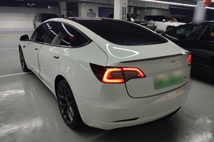 Used Tesla Model 3 2022 Performance High-Performance All-Wheel-Drive Version Rear Left 45 Deg