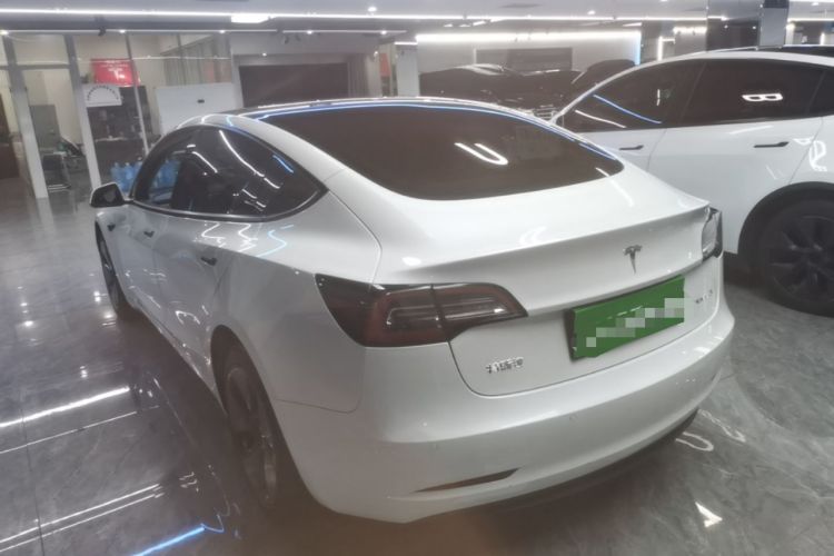 Used Tesla Model 3 2022 Rear-Wheel-Drive Version Rear Left 45 Deg