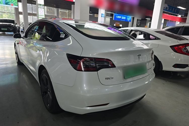 Used Tesla Model 3 2022 Rear-Wheel-Drive Version Rear Left 45 Deg