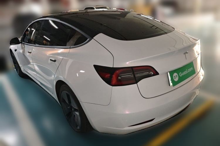 Used Tesla Model 3 2022 Rear-Wheel-Drive Version Rear Left 45 Deg