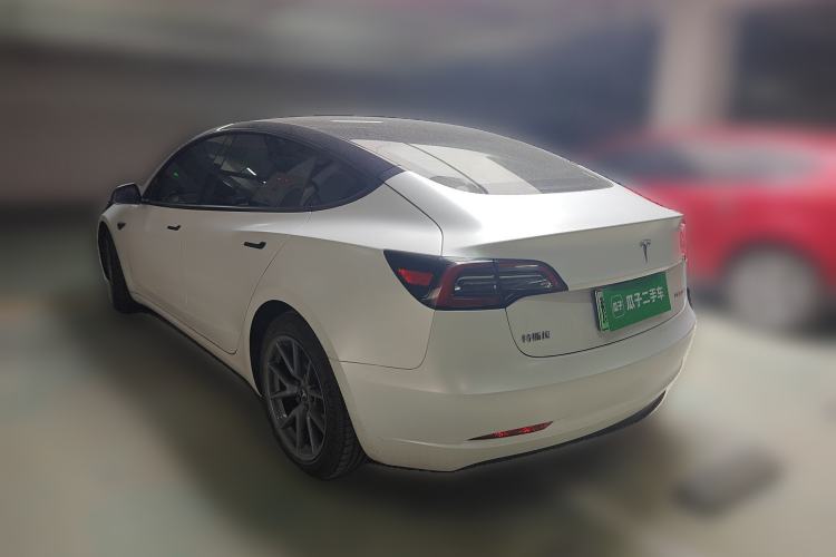Used Tesla Model 3 2022 Rear-Wheel-Drive Version Rear Left 45 Deg