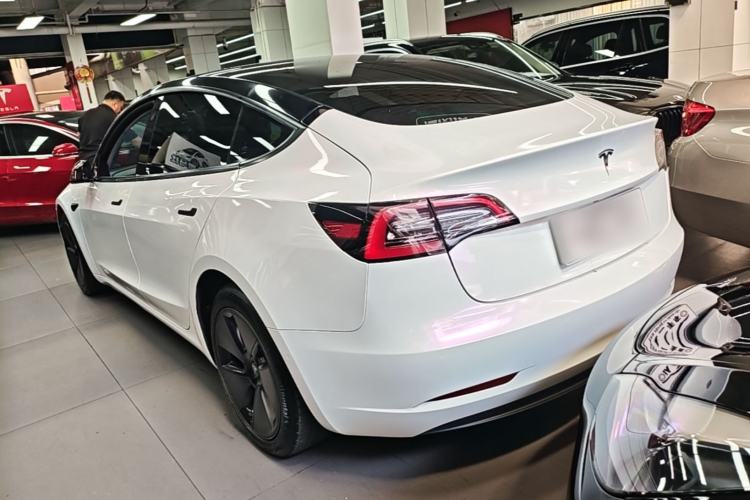 Used Tesla Model 3 2022 Rear-Wheel-Drive Version Rear Left 45 Deg
