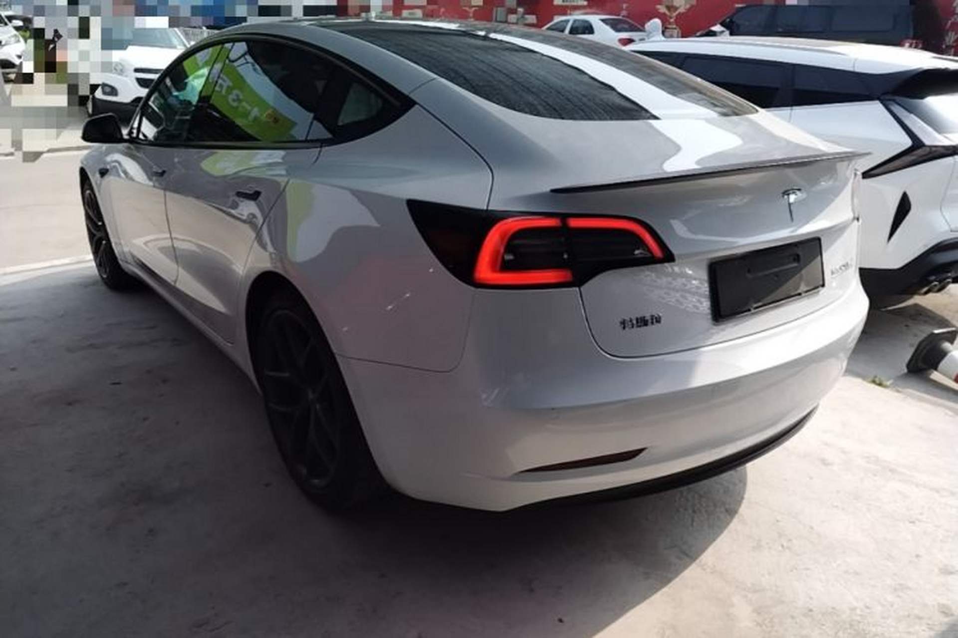 Used Tesla Model 3 2022 Performance High-Performance All-Wheel-Drive Version Rear Left 45 Deg