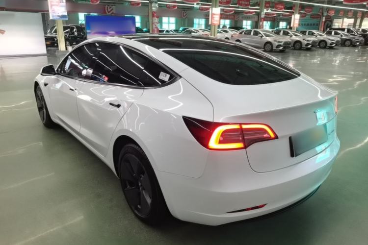 Used Tesla Model 3 2022 Rear-Wheel-Drive Version Rear Left 45 Deg