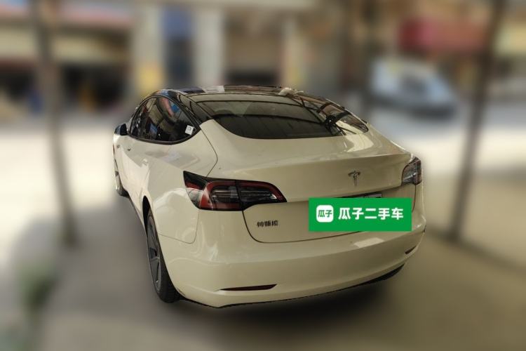 Used Tesla Model 3 2022 Rear-Wheel-Drive Version Rear Left 45 Deg