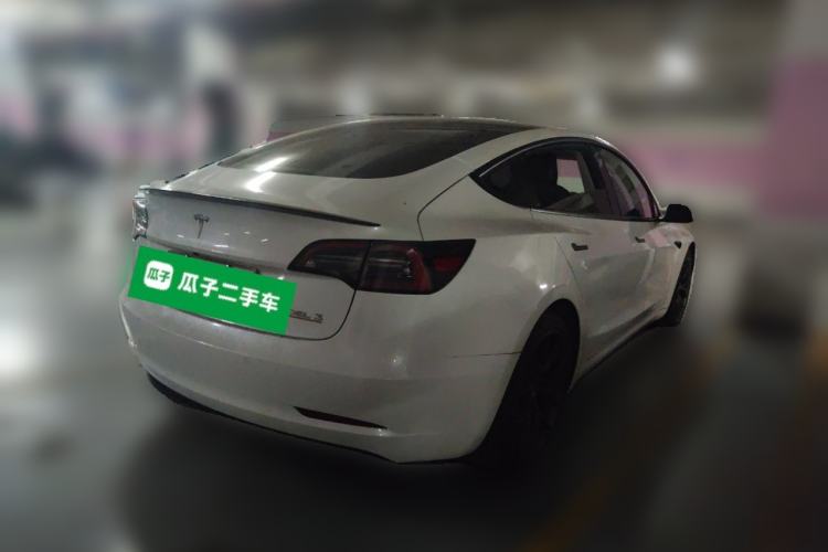 Used Tesla Model 3 2022 Performance High-Performance All-Wheel-Drive Version Rear Right 45 Deg