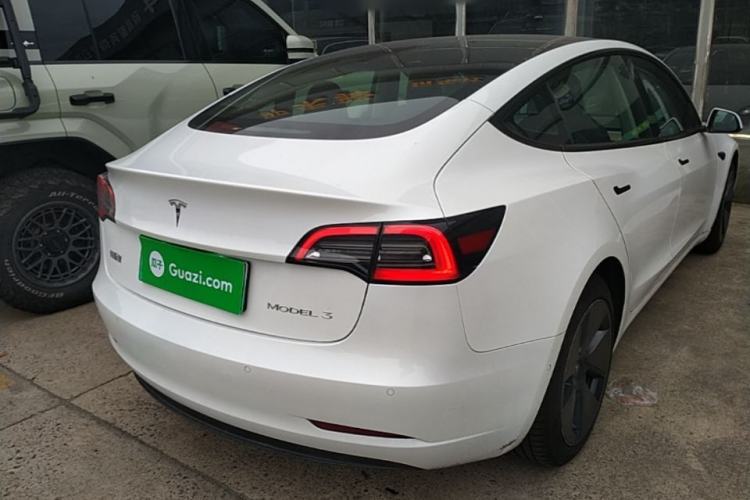 Used Tesla Model 3 2022 Rear-Wheel-Drive Version Rear Right 45 Deg