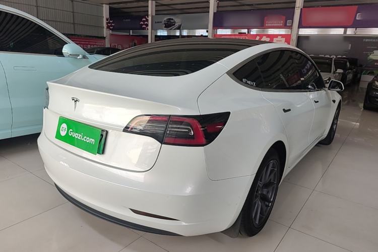 Used Tesla Model 3 2022 Rear-Wheel-Drive Version Rear Right 45 Deg