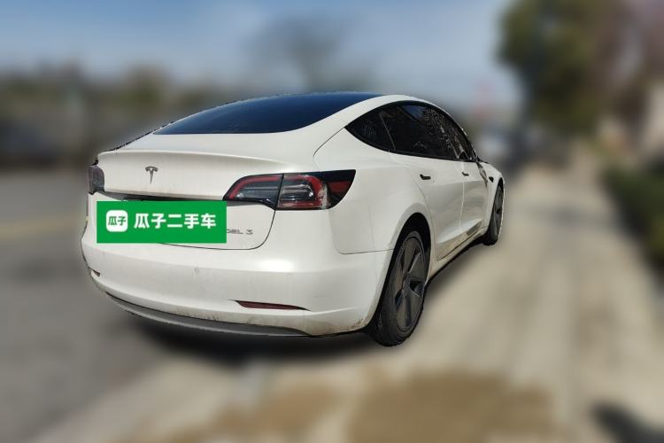 Used Tesla Model 3 2022 Rear-Wheel-Drive Version Rear Right 45 Deg