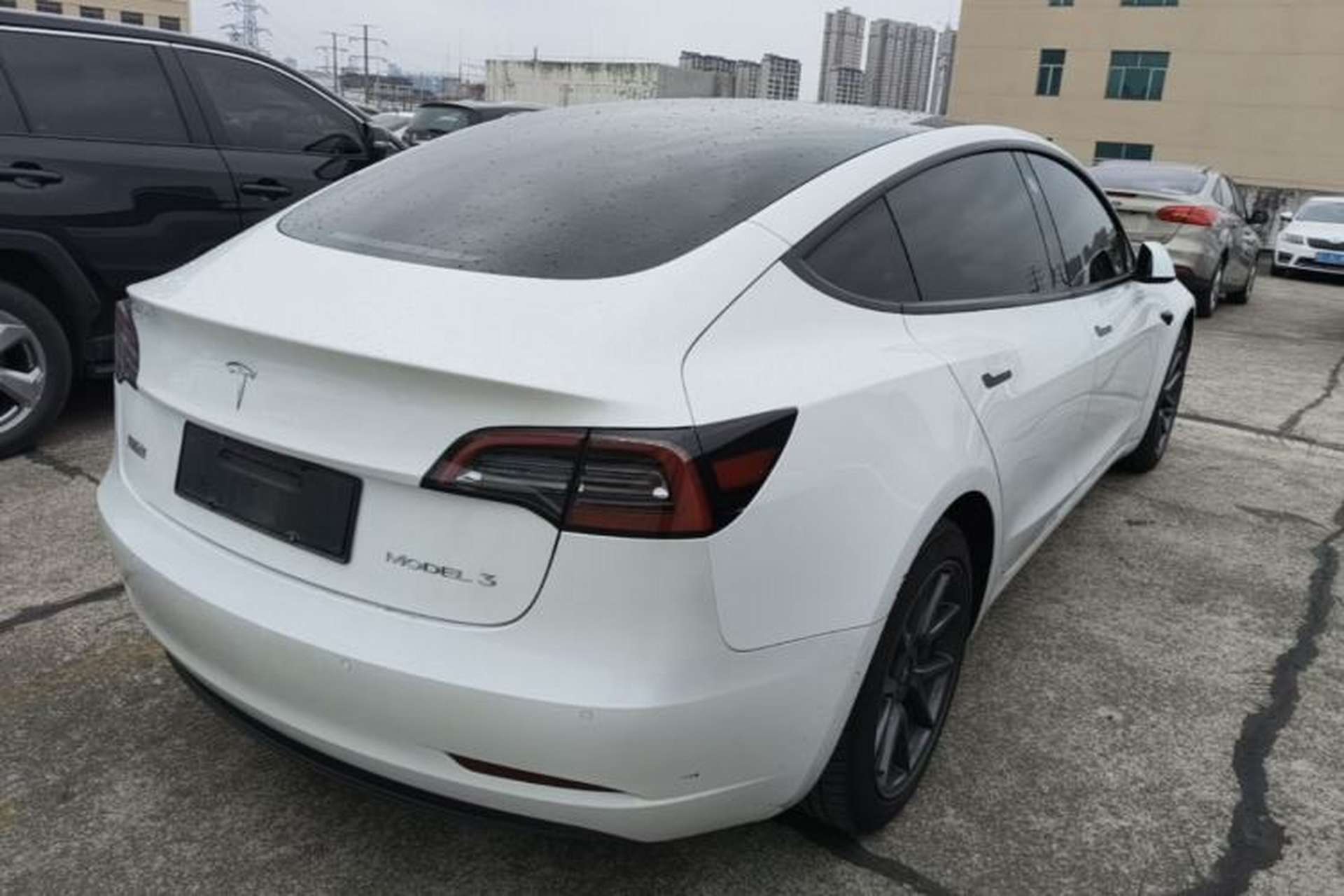 Used Tesla Model 3 2022 Rear-Wheel-Drive Version Rear Right 45 Deg
