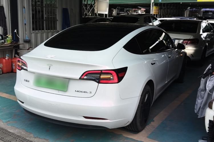 Used Tesla Model 3 2022 Rear-Wheel-Drive Version Rear Right 45 Deg