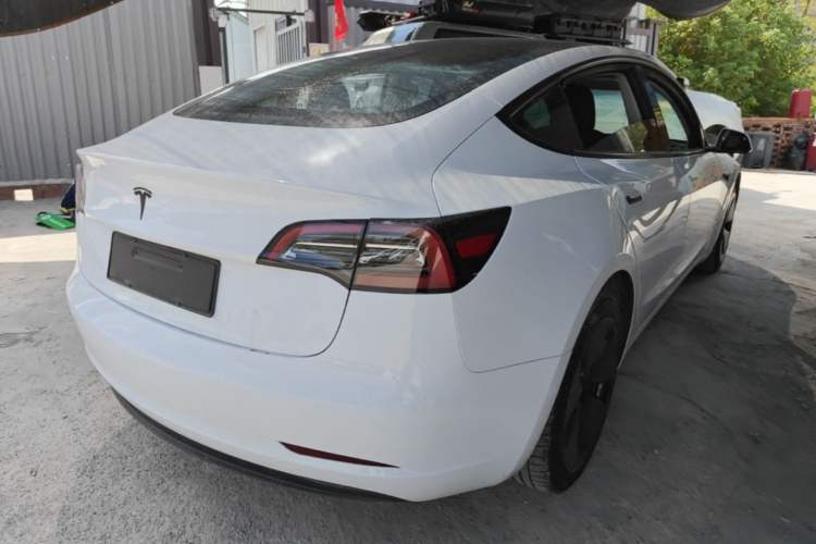 Used Tesla Model 3 2022 Rear-Wheel-Drive Version Rear Right 45 Deg