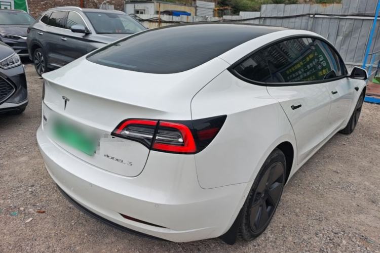 Used Tesla Model 3 2022 Rear-Wheel-Drive Version Rear Right 45 Deg
