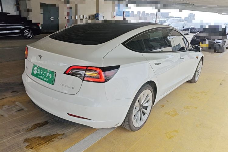 Used Tesla Model 3 2022 Rear-Wheel-Drive Version Rear Right 45 Deg