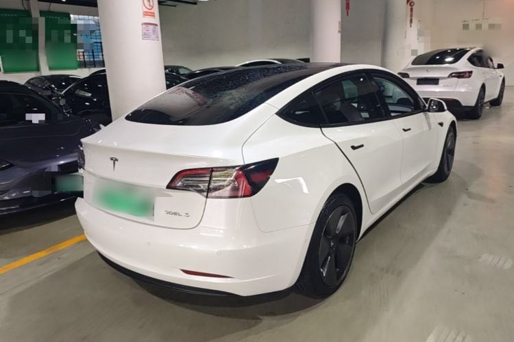 Used Tesla Model 3 2022 Rear-Wheel-Drive Version Rear Right 45 Deg