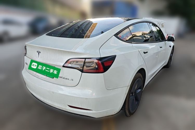 Used Tesla Model 3 2022 Rear-Wheel-Drive Version Rear Right 45 Deg
