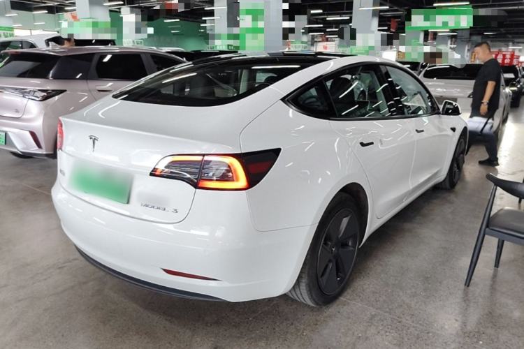 Used Tesla Model 3 2022 Rear-Wheel-Drive Version Rear Right 45 Deg