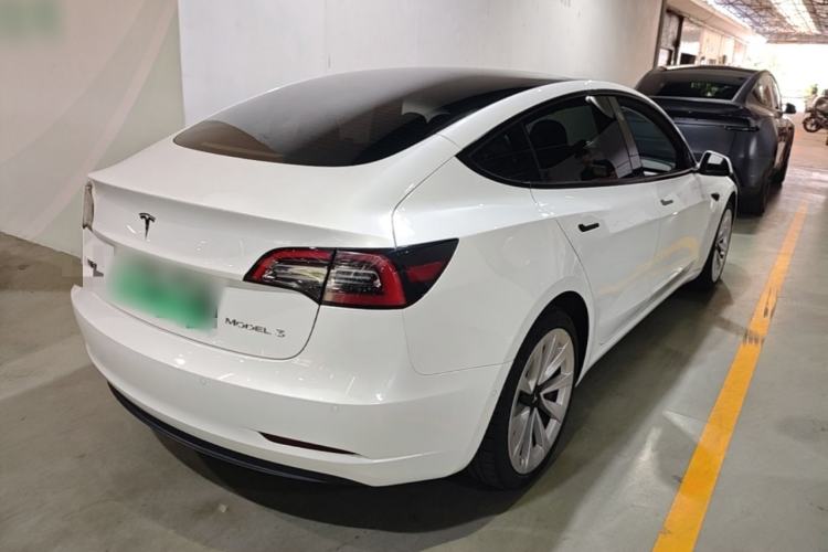 Used Tesla Model 3 2022 Rear-Wheel-Drive Version Rear Right 45 Deg