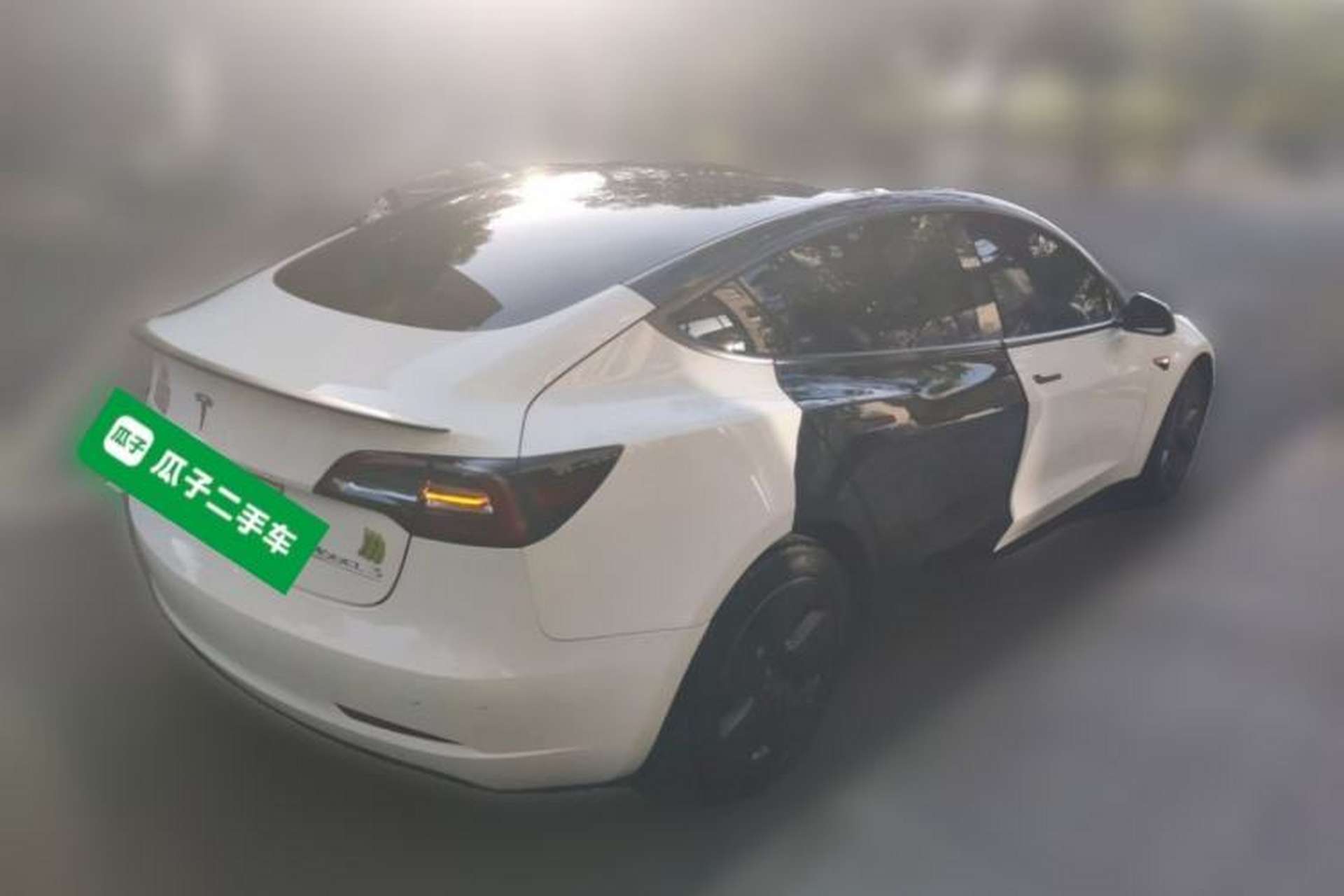 Used Tesla Model 3 2022 Rear-Wheel-Drive Version Rear Right 45 Deg
