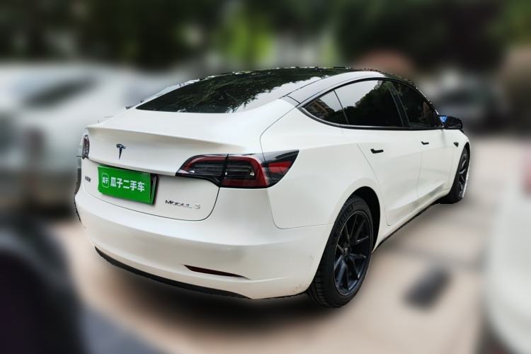 Used Tesla Model 3 2022 Rear-Wheel-Drive Version Rear Right 45 Deg